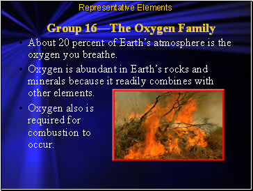 Group 16The Oxygen Family