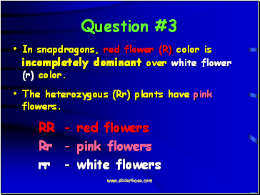 Question #3
