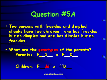 Question #5A