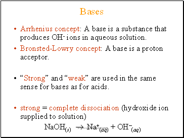 Bases