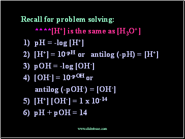 Recall for problem solving: