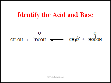 Identify the Acid and Base