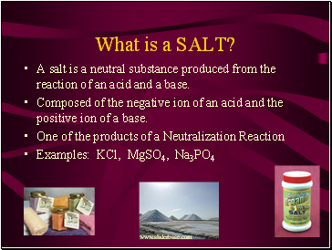 What is a SALT?