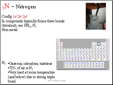 7N - Nitrogen