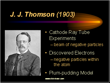 J. J. Thomson (1903)