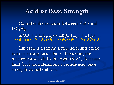 Acid or Base Strength