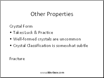 Other Properties