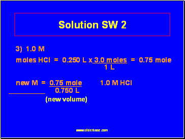 Solution SW 2