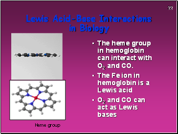 Lewis Acid-Base Interactions in Biology
