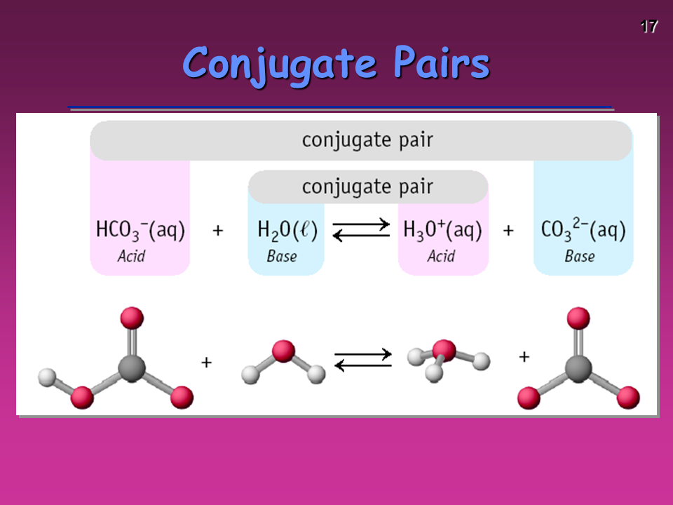 Conjugate Acid Base Pair Media Portfolio Acids Are The Substances