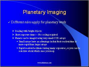Planetary Imaging