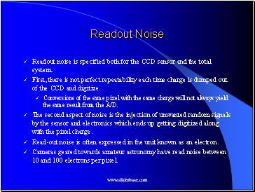 Readout Noise