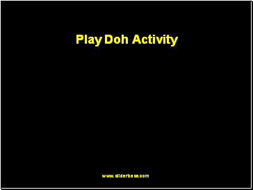 Play Doh Activity