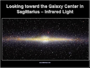 Looking toward the Galaxy Center in Sagittarius  Infrared Light