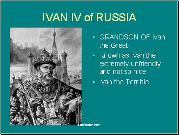 IVAN IV of RUSSIA
