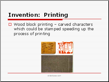 Invention: Printing