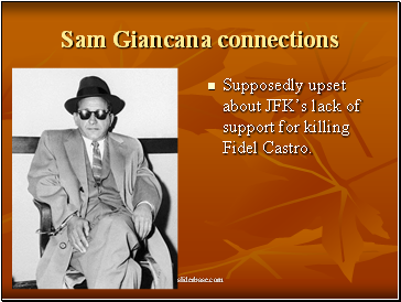 Sam Giancana connections