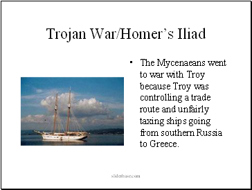Trojan War/Homers Iliad
