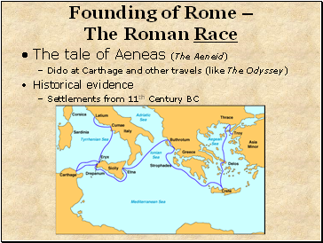 Founding of Rome  The Roman Race