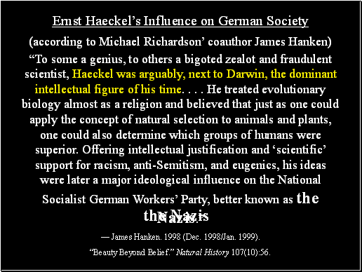 Ernst Haeckels Influence on German Society