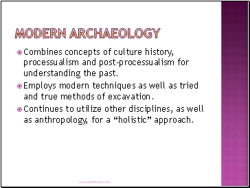 Modern Archaeology