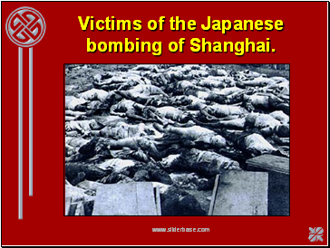 Victims of the Japanese bombing of Shanghai.