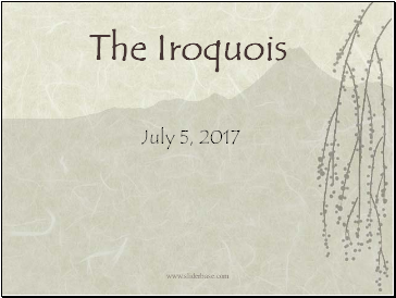 The Iroquois  Nation and Location