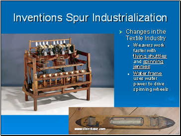Inventions Spur Industrialization