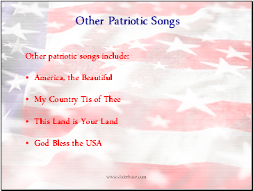 Other Patriotic Songs