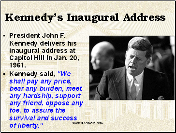 Kennedys Inaugural Address