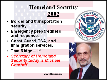 Homeland Security 2002