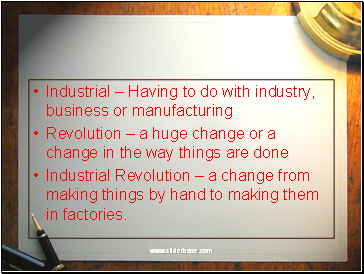 Industrial  Having to do with industry, business or manufacturing