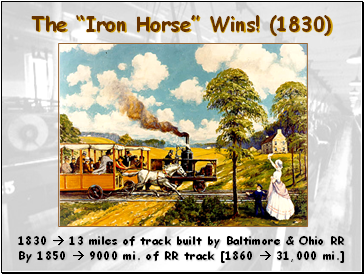 The Iron Horse Wins! (1830)
