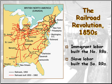 The Railroad Revolution, 1850s