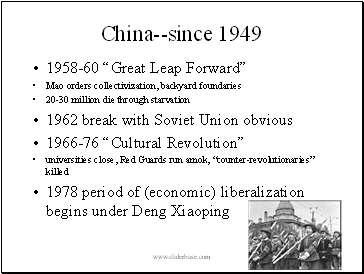 China--since 1949