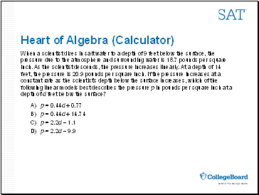 Heart of Algebra (Calculator)