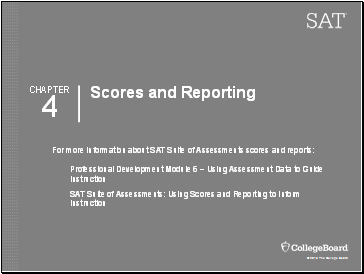Scores and Reporting