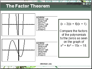 The Factor Theorem