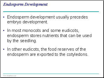 Endosperm Development
