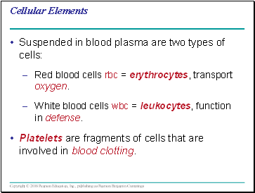 Cellular Elements