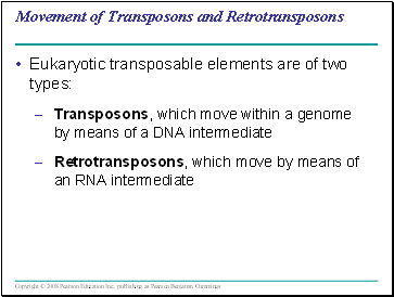 Movement of Transposons and Retrotransposons