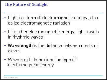 The Nature of Sunlight