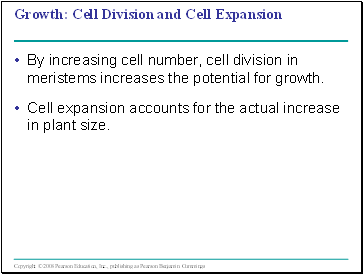Growth: Cell Division and Cell Expansion
