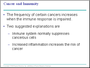 Cancer and Immunity