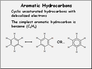 Aromatic Hydrocarbons