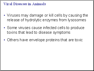 Viral Diseases in Animals