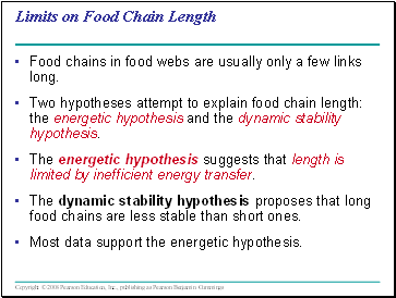 Limits on Food Chain Length