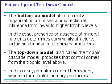 Bottom-Up and Top-Down Controls