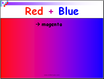 Red + Blue