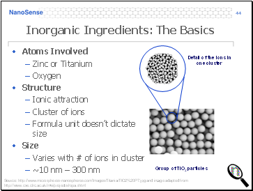 Inorganic Ingredients: The Basics